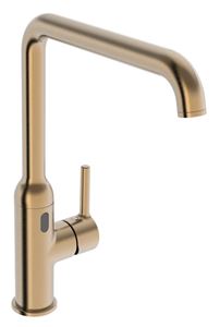 HANSA VANTIS STYLE Hybrid drezová senzorová batéria, napájanie zo siete, Bluetooth, brúsený bronz