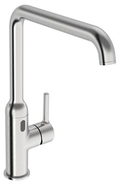 HANSA VANTIS STYLE Hybrid drezová senzorová batéria, napájanie zo siete, Bluetooth, brúsená oceľ