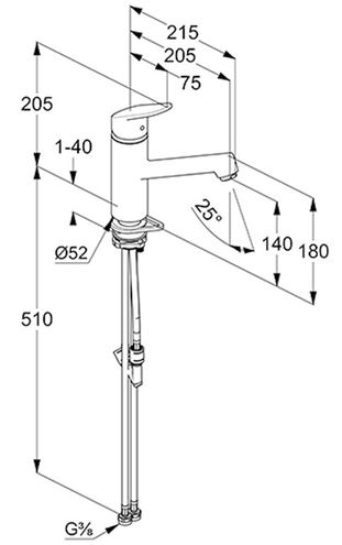 CONCEPT 100 drezová batéria, chróm 267340524 Obrázek - fotka