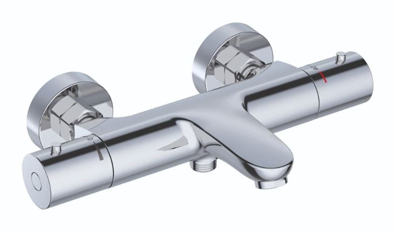 CONCEPT 100 vaňová nástenná termostatická batéria, s prepínačom, chróm 351050524 Obrázek - Hlavní obrázek