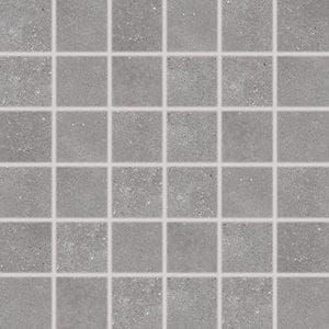 RAKO BETONICO mozaika 30x30(5x5) cm, lepená na sieti, mat, šedá