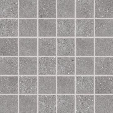 RAKO BETONICO mozaika 30x30(5x5) cm, lepená na sieti, mat, šedá