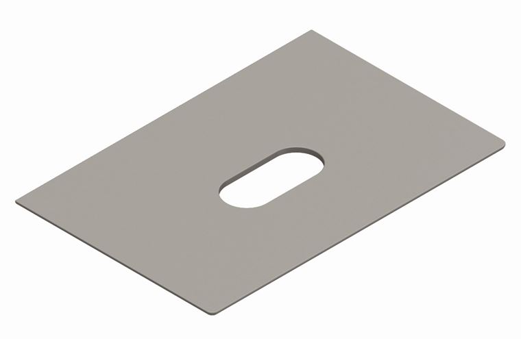 CATALANO doska pod umývadlo s výrezom 75x50x11 cm, keramika, Cataglaze+Silver Titanium, tortora matt 0830750032 Obrázek - Hlavní obrázek