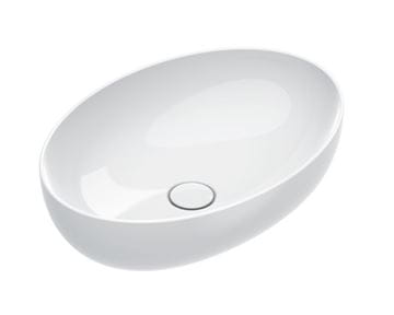 CATALANO SFERA umývadlová misa 60 cm, bez prepadu, Cataglaze+Silver Titanium