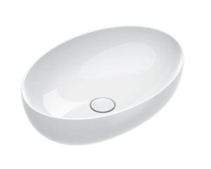 CATALANO SFERA umývadlová misa 60 cm, bez prepadu, Cataglaze+Silver Titanium