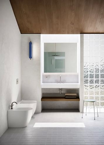 CATALANO PREMIUM umývadlo 120 cm, s 2 otvormi pre batériu a prepadom, Cataglaze+Silver Titanium, matná biela 0221202021 Obrázek - fotka