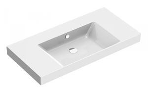 CATALANO ZERO umývadlo 100 cm, s prepadom, Cataglaze+Silver Titanium