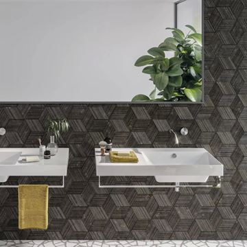 CATALANO ZERO umývadlo 100 cm, s prepadom, Cataglaze+Silver Titanium 0121030001 Obrázek - fotka