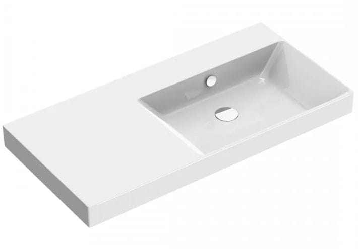 CATALANO ZERO umývadlo 100 cm, s prepadom, Cataglaze+Silver Titanium 0121030001 Obrázek - Hlavní obrázek