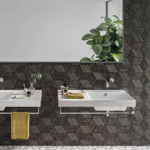 CATALANO ZERO umývadlo 100 cm, s prepadom, Cataglaze+Silver Titanium 0121040001 Obrázek - fotka