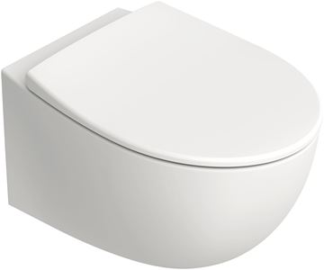 CATALANO GREEN ONE závesné WC, so SoftClose sedadlom, Silentech splachovanie, Cataglaze+Silver Titanium