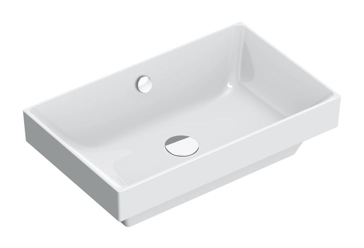 CATALANO ZERO umývadlo 60 cm, s prepadom, Cataglaze+Silver Titanium 0124600001 Obrázek - Hlavní obrázek