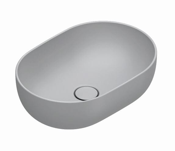 CATALANO SFERA umývadlová misa 50 cm, bez prepadu, Cataglaze+Silver Titanium, cemento matt 0522500023 Obrázek - Hlavní obrázek