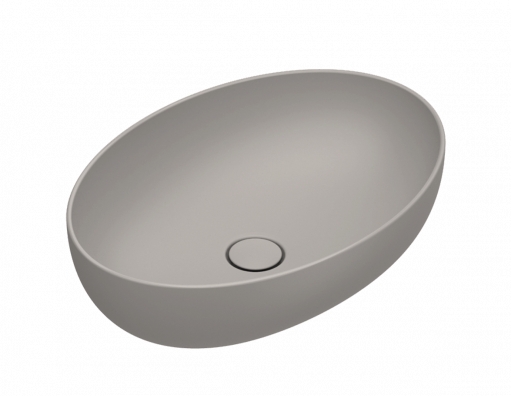 CATALANO SFERA umývadlová misa 60 cm, bez prepadu, Cataglaze+Silver Titanium, tortora matt 0522600032 Obrázek - Hlavní obrázek