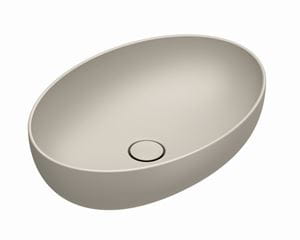 CATALANO SFERA umývadlová misa 60 cm, bez prepadu, Cataglaze+Silver Titanium, sabbia matt