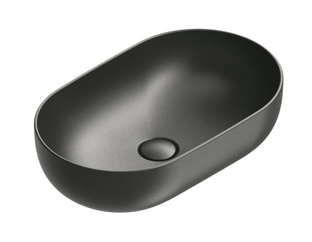 CATALANO SFERA umývadlová misa 60 cm, bez prepadu, Cataglaze+Silver Titanium, matná čierna 0522610022 Obrázek - Hlavní obrázek