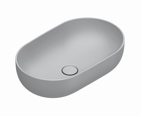 CATALANO SFERA umývadlová misa 60 cm, bez prepadu, Cataglaze+Silver Titanium, cemento matt 0522610023 Obrázek - Hlavní obrázek