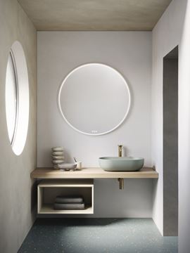 CATALANO SFERA umývadlová misa 60 cm, bez prepadu, Cataglaze+Silver Titanium, acqua matt 0522610028 Obrázek - fotka