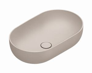 CATALANO SFERA umývadlová misa 60 cm, bez prepadu, Cataglaze+Silver Titanium, seta matt