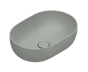 CATALANO SFERA umývadlová misa 50 cm, bez prepadu, Cataglaze+Silver Titanium, acqua matt