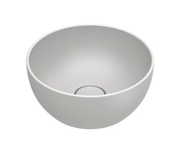 CATALANO SFERA umývadlová misa 32 cm, bez prepadu, Cataglaze+Silver Titanium, matná biela