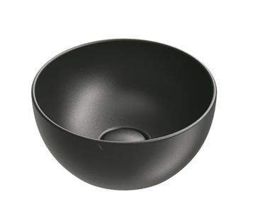CATALANO SFERA umývadlová misa 32 cm, bez prepadu, Cataglaze+Silver Titanium, matná čierna