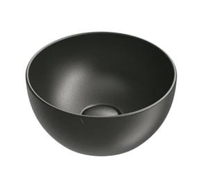 CATALANO SFERA umývadlová misa 32 cm, bez prepadu, Cataglaze+Silver Titanium, matná čierna