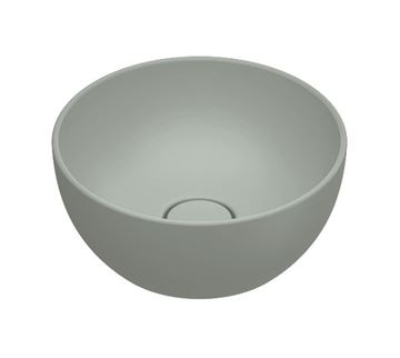 CATALANO SFERA umývadlová misa 32 cm, bez prepadu, Cataglaze+Silver Titanium, acqua matt