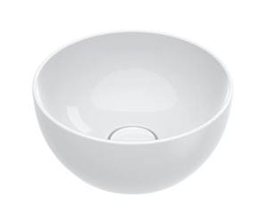 CATALANO SFERA umývadlová misa 32 cm, bez prepadu, Cataglaze+Silver Titanium