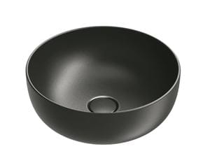 CATALANO SFERA umývadlová misa 42 cm, bez prepadu, Cataglaze+Silver Titanium, matná čierna