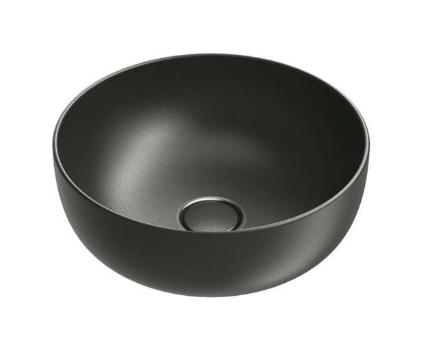 CATALANO SFERA umývadlová misa 42 cm, bez prepadu, Cataglaze+Silver Titanium, matná čierna 0523430022 Obrázek - Hlavní obrázek