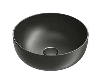 CATALANO SFERA umývadlová misa 42 cm, bez prepadu, Cataglaze+Silver Titanium, matná čierna