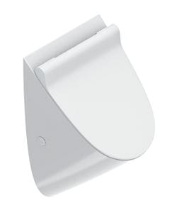 CATALANO COMFORT 54 pisoár, zadný prívod vody, SaveWater splachovanie, Cataglaze+Silver Titanium