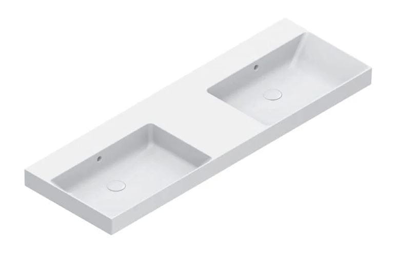 CATALANO ZERO dvojumývadlo 150 cm, s prepadom, Cataglaze+Silver Titanium 0121520001 Obrázek - Hlavní obrázek