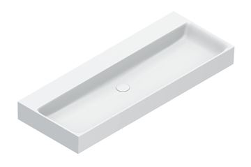 CATALANO PREMIUM umývadlo 120 cm, bez prepadu, Cataglaze+Silver Titanium