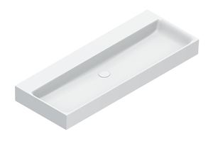 CATALANO PREMIUM umývadlo 120 cm, bez prepadu, Cataglaze+Silver Titanium