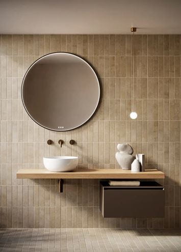CATALANO SFERA umývadlová misa 42 cm, bez prepadu, Cataglaze+Silver Titanium 0523430001 Obrázek - fotka