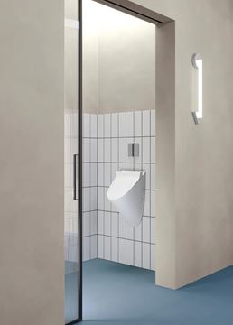 CATALANO COMFORT 54 pisoár, zadný prívod vody, SaveWater splachovanie, Cataglaze+Silver Titanium 31-0932541001 Obrázek - fotka