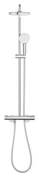 GROHE TEMPESTA SYSTEM 210 sprchový set s termostatickou batériou, horná sprcha, ručná sprcha s 2 prúdmi, tyč, hadica, chróm 1348410000 Obrázek - fotka