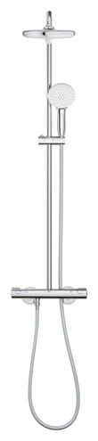 GROHE TEMPESTA SYSTEM 210 sprchový set s termostatickou batériou, horná sprcha, ručná sprcha s 2 prúdmi, tyč, hadica, chróm 1348410000 Obrázek - fotka