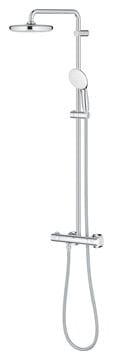 GROHE TEMPESTA SYSTEM 210 sprchový set s termostatickou batériou, horná sprcha, ručná sprcha s 2 prúdmi, tyč, hadica, chróm 1348410000 Obrázek - fotka