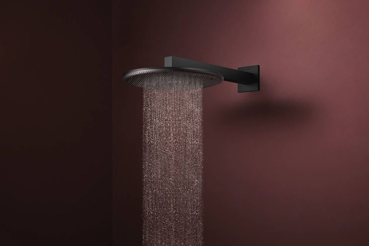 HANSGROHE RAINDANCE ALIVE S 300 1JET horná sprcha pr. 300 mm, matná čierna 24520670 Obrázek - fotka