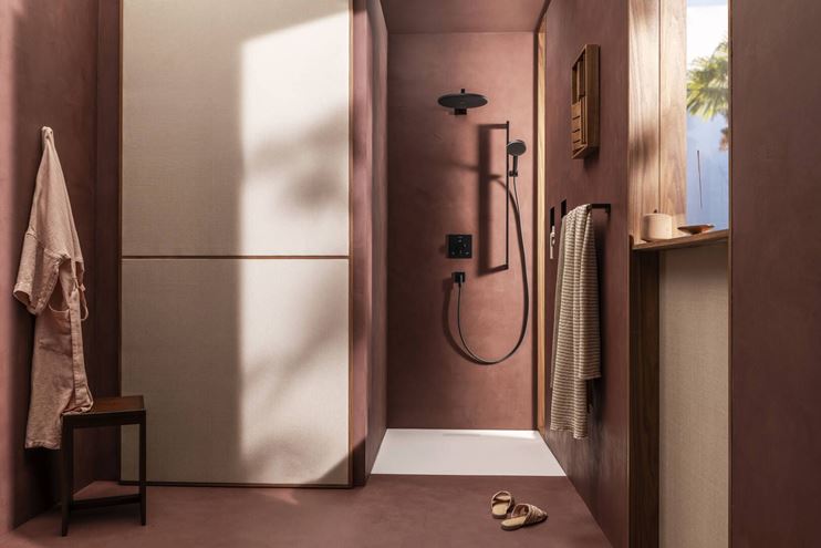 HANSGROHE RAINDANCE ALIVE S 300 1JET horná sprcha pr. 300 mm, matná čierna 24520670 Obrázek - fotka