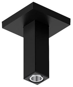 HANSGROHE E sprchové rameno 100 mm, stropné, matná čierna