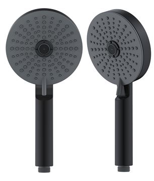 EASY+ SELECTION ručná sprcha pr. 120 mm, 3 prúdy, matná čierna