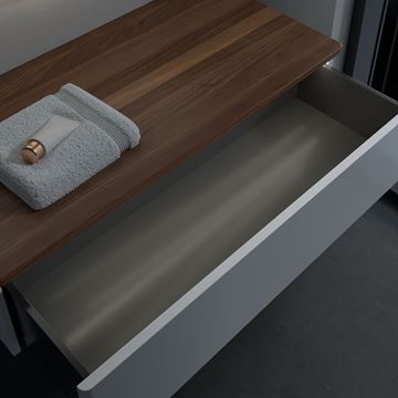 VILLEROY & BOCH ANTAO nízka skrinka 100x26,8x50 cm, 1 zásuvka, s osvetlením, Honey Oak L40003HN Obrázek - fotka