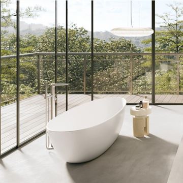 VILLEROY & BOCH ANTAO voľne stojaca vaňa 170x75 cm, pre 2 osoby, s nožičkami, quaryl UBQ170TAO7V-01 Obrázek - fotka