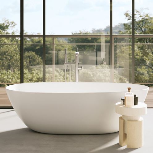 VILLEROY & BOCH ANTAO voľne stojaca vaňa 170x75 cm, pre 2 osoby, s nožičkami, quaryl UBQ170TAO7V-01 Obrázek - fotka