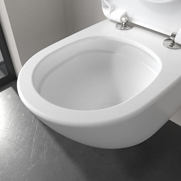 VILLEROY & BOCH ANTAO závesné WC, TwistFlush splachovanie, CeramicPlus, alpská biela 4674T0R1 Obrázek - fotka