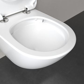 VILLEROY & BOCH ANTAO závesné WC, TwistFlush splachovanie, CeramicPlus, alpská biela 4674T0R1 Obrázek - fotka